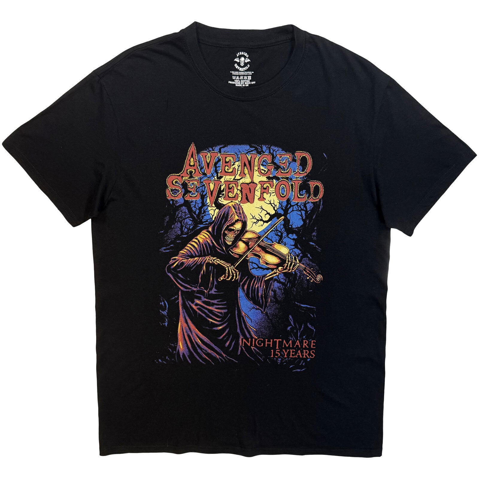 Πουκάμισο Avenged Sevenfold Nightmare 15 Years Black L Πουκάμισο