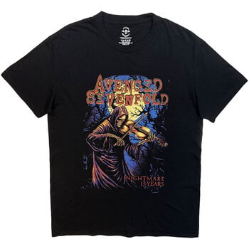 Camiseta de manga corta Avenged Sevenfold Nightmare 15 Years Camiseta de manga corta Black 2XL - 1