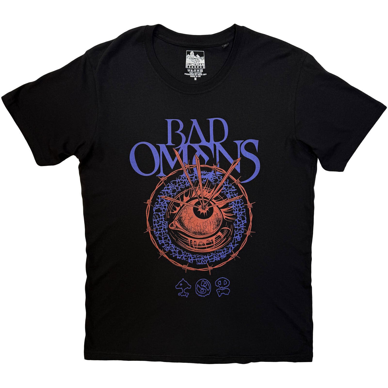 Сорочка Bad Omens Eye (Back Print) Black S Сорочка
