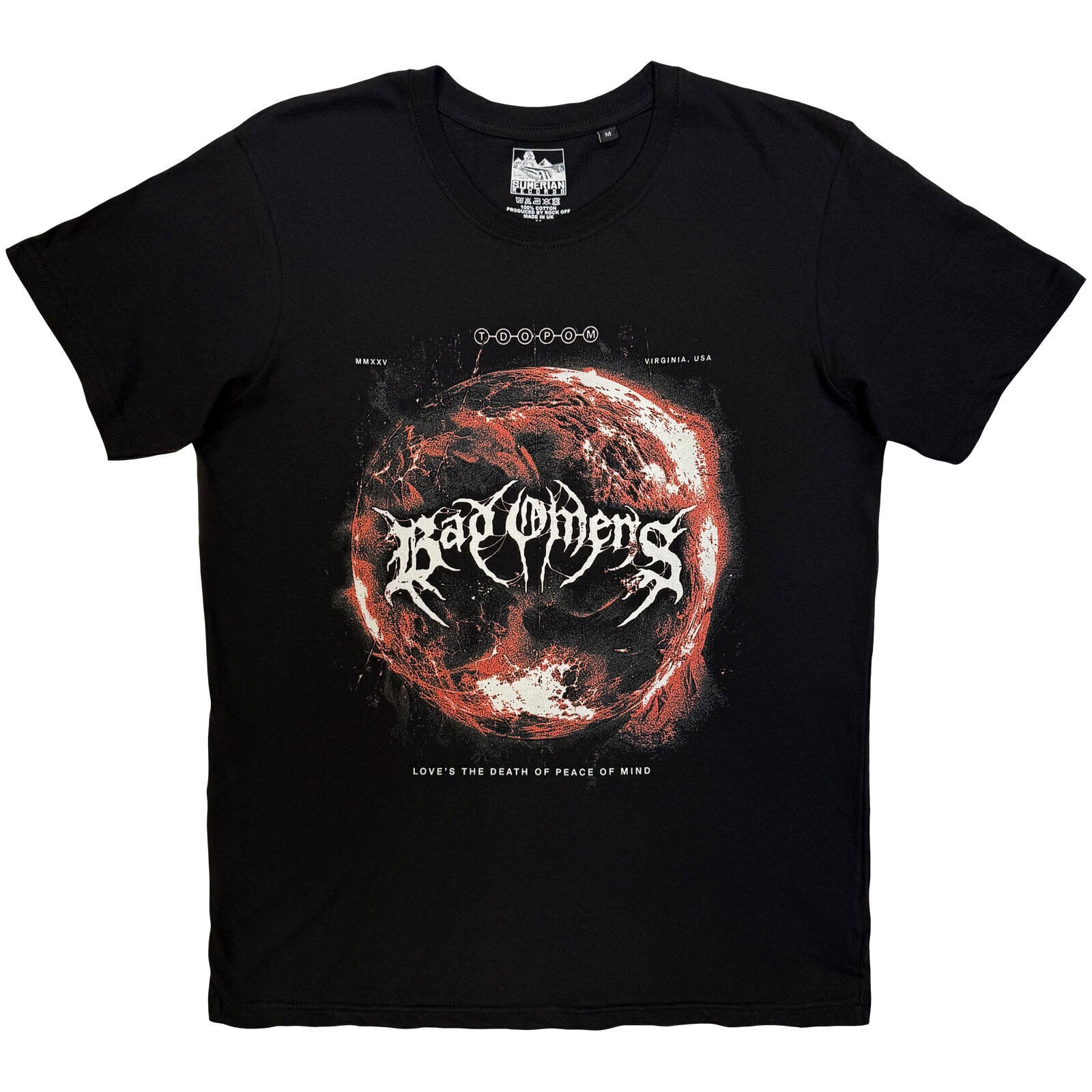 T-shirt Bad Omens Dark Planet Black M T-shirt
