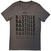 Tricou Bastille Repeat Logo (Back Print, Ex-Tour) Gri cărbune 2XL Tricou