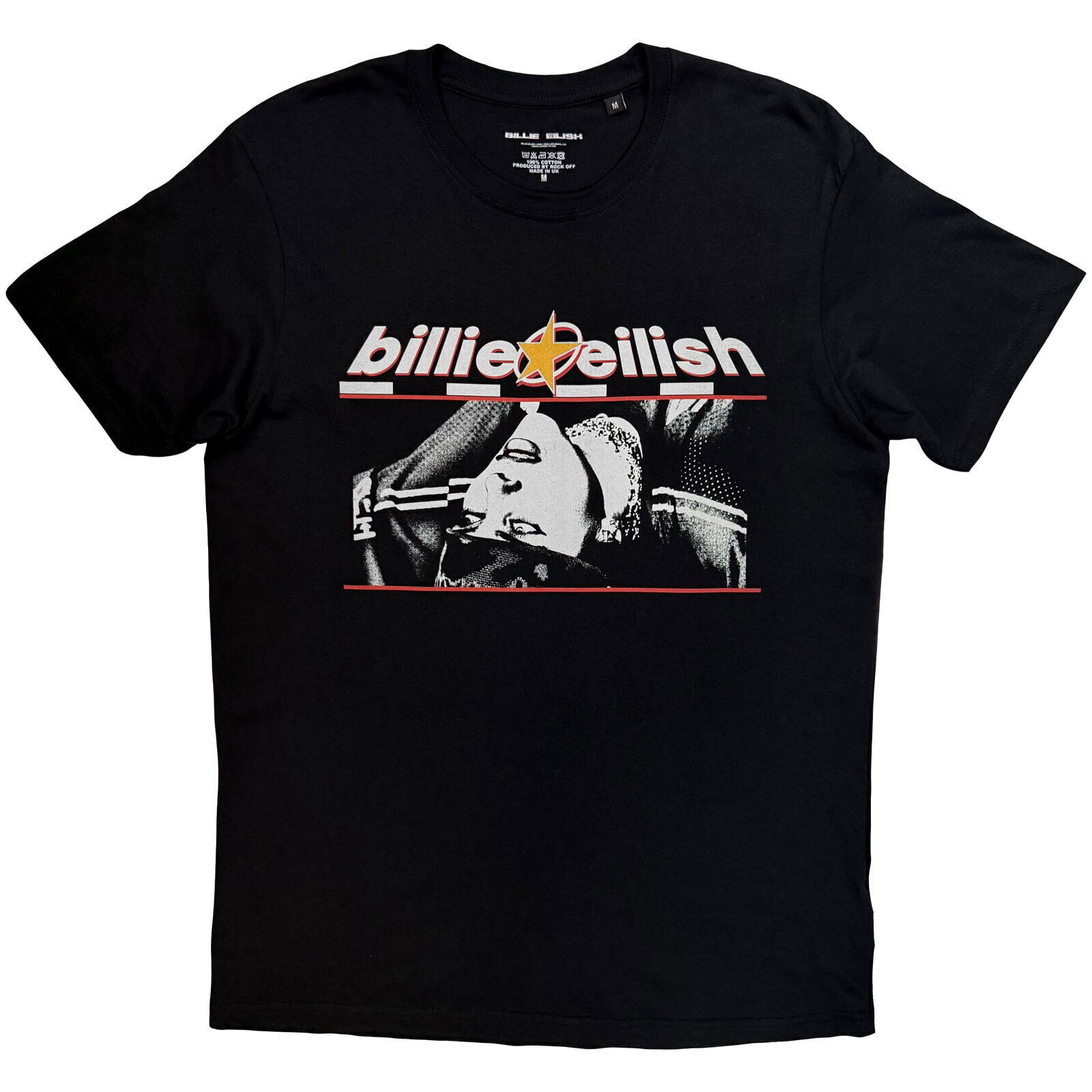 T-särk Billie Eilish Racer Graphic (Back Print) Black XL T-särk