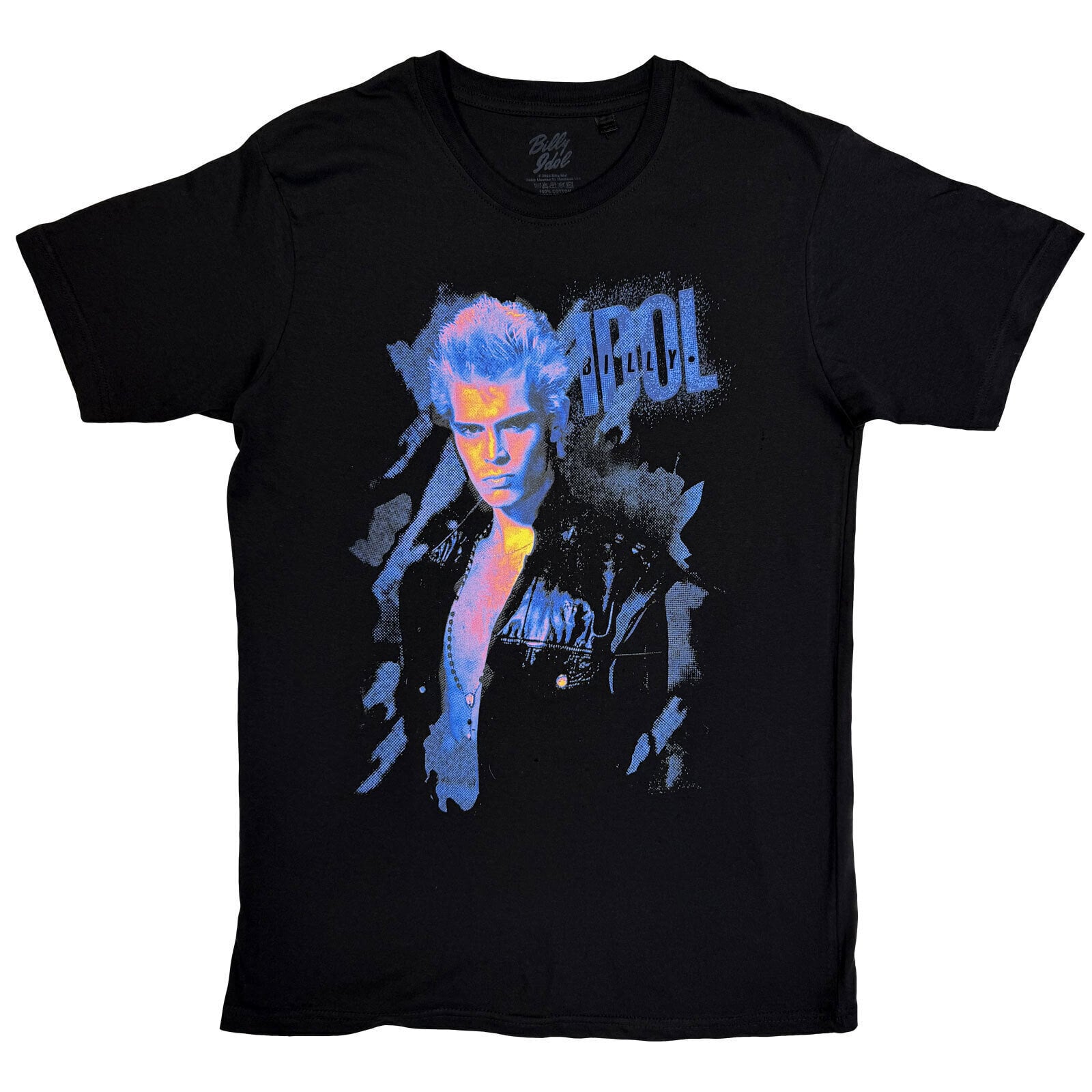 Majica Billy Idol Blue Profile Black L Majica