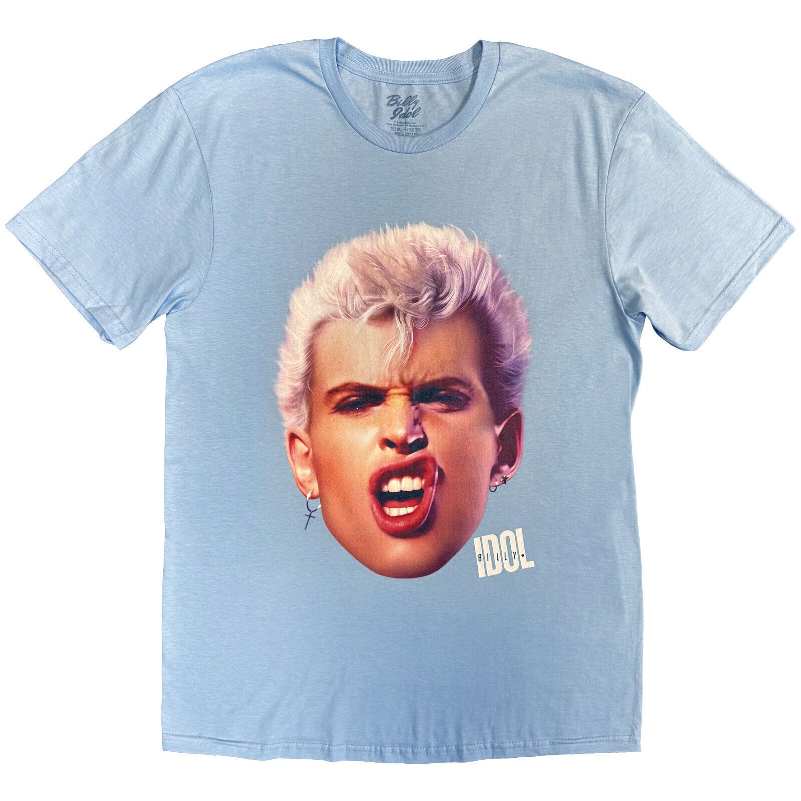 Košulja Billy Idol Lip Curl Blue XL Košulja