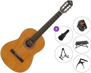 Classical guitar Valencia VC204 Premium SET 4/4 Antique Natural Classical guitar