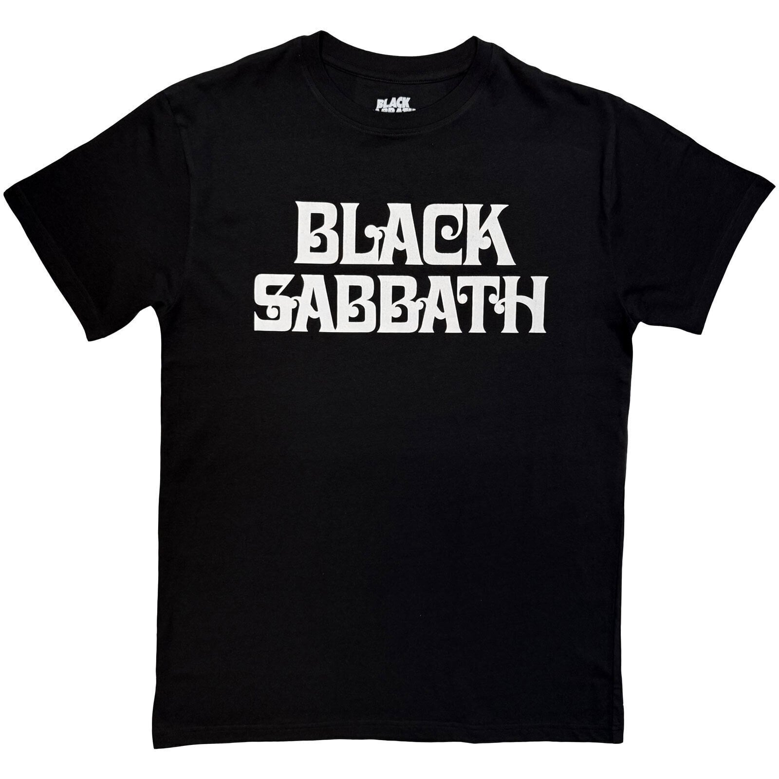 Shirt Black Sabbath Curly Logo Mono Black M Shirt