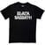 T-shirt Black Sabbath Curly Logo Mono T-shirt à manches courtes Black L