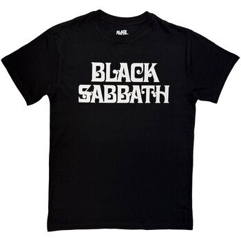 Košulja Black Sabbath Curly Logo Mono Black 2XL Košulja - 1