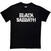 Košulja Black Sabbath Curly Logo Mono Black 2XL Košulja