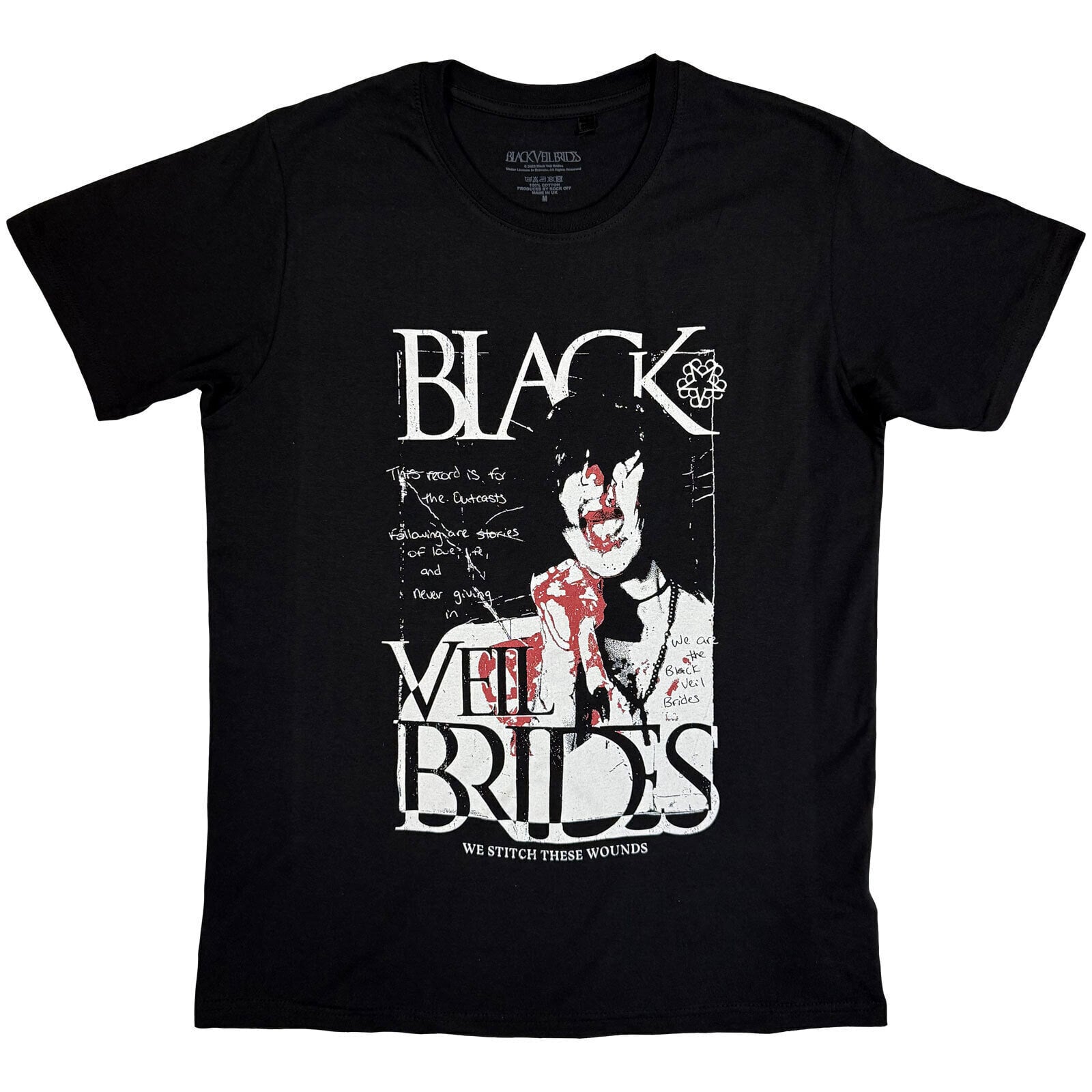 Košulja Black Veil Brides Stitch These Wounds Black M Košulja