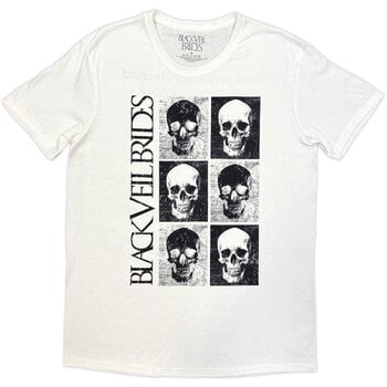 Košulja Black Veil Brides Skulls (Back Print) White L Košulja - 1