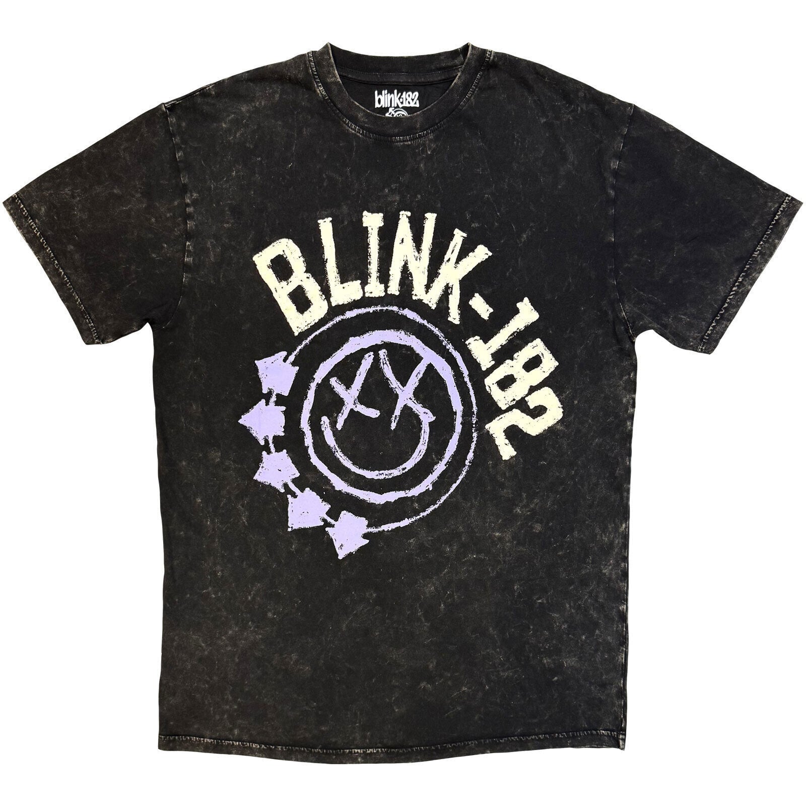 Paita Blink-182 Smile Arrows (Wash Collection) Black 2XL Paita