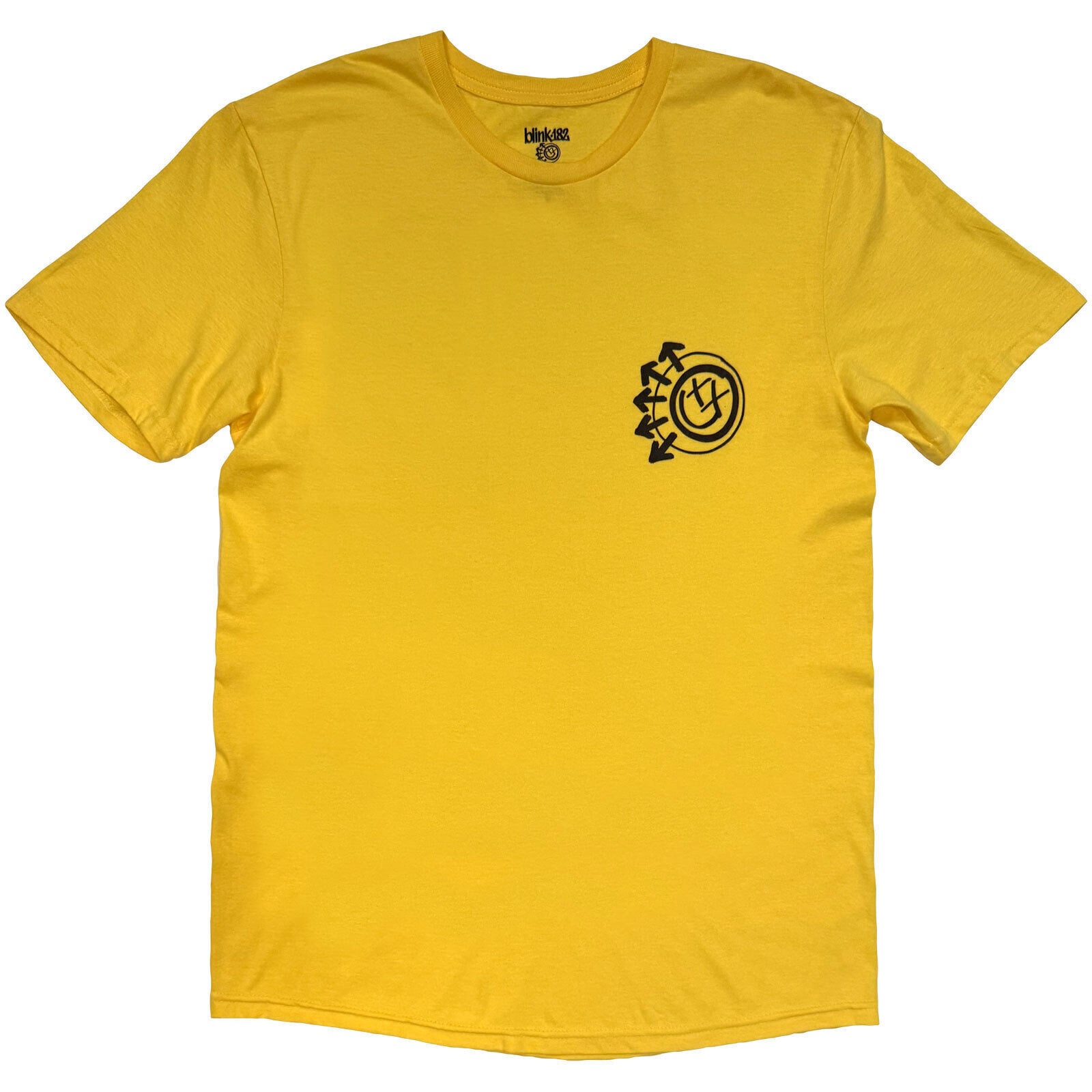 Tricou Blink-182 Collage (Back Print) Yellow M Tricou