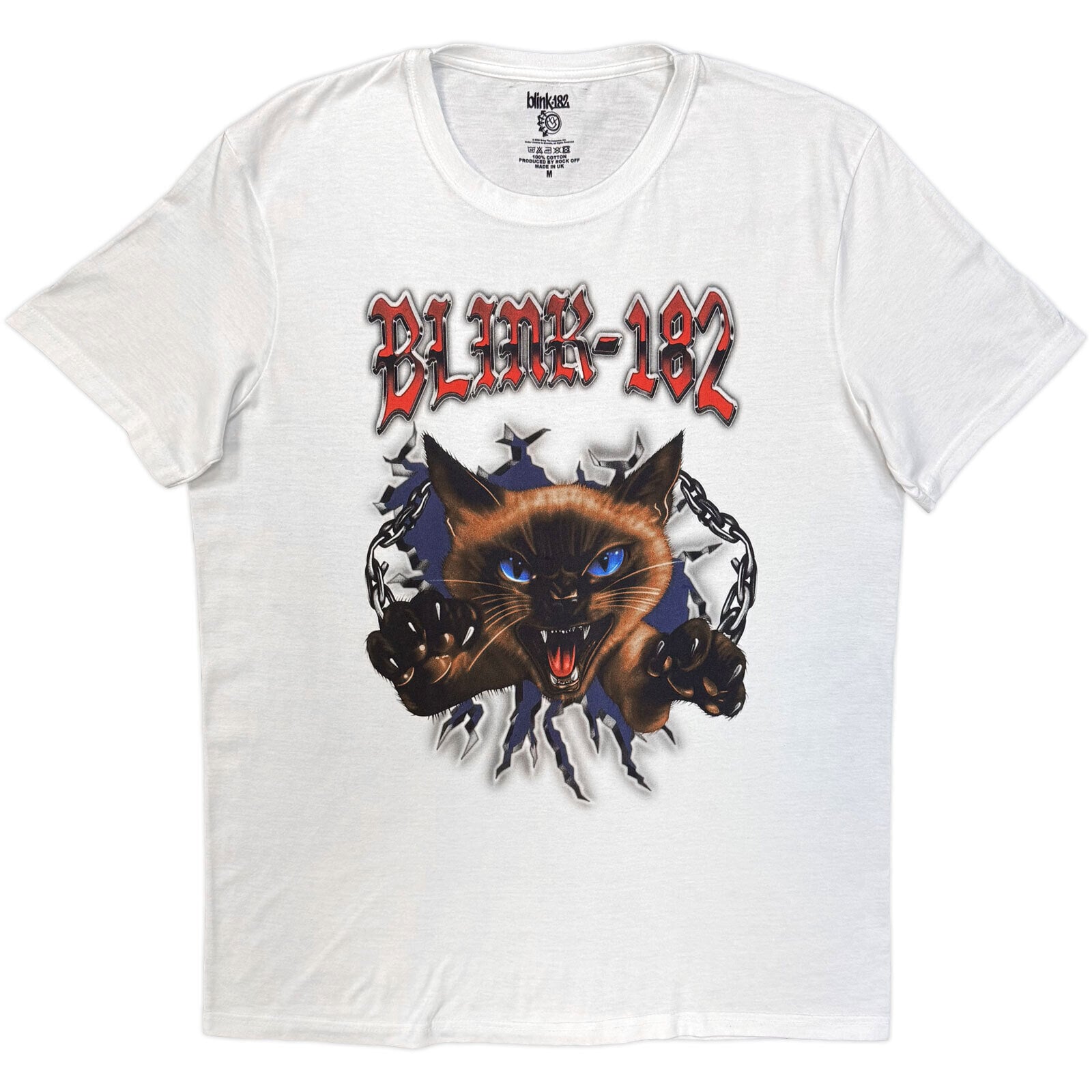 Košulja Blink-182 Cheshire Cat White M Košulja