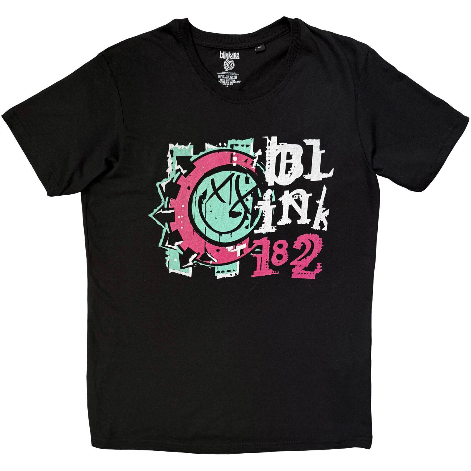 T-Shirt Blink-182 Graphic Smile Black 2XL T-Shirt