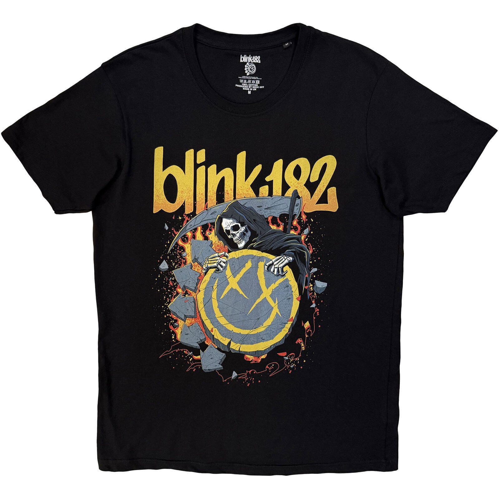 T-Shirt Blink-182 Reaper Smile Black XL T-Shirt