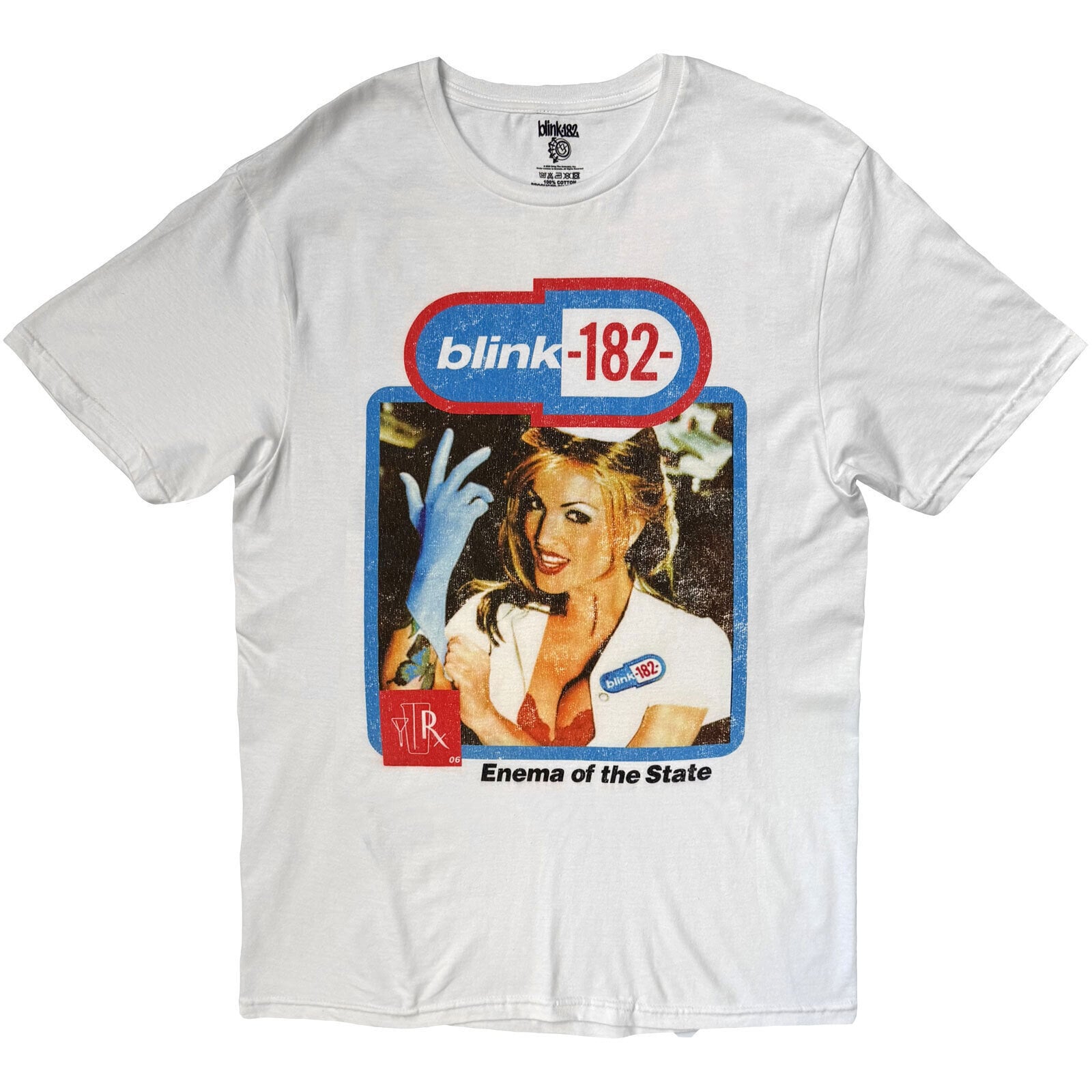Košulja Blink-182 Enema Of The State (Back Print) White M Košulja