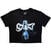 T-Shirt Britney Spears Snake Crop Top Black M Ladies
