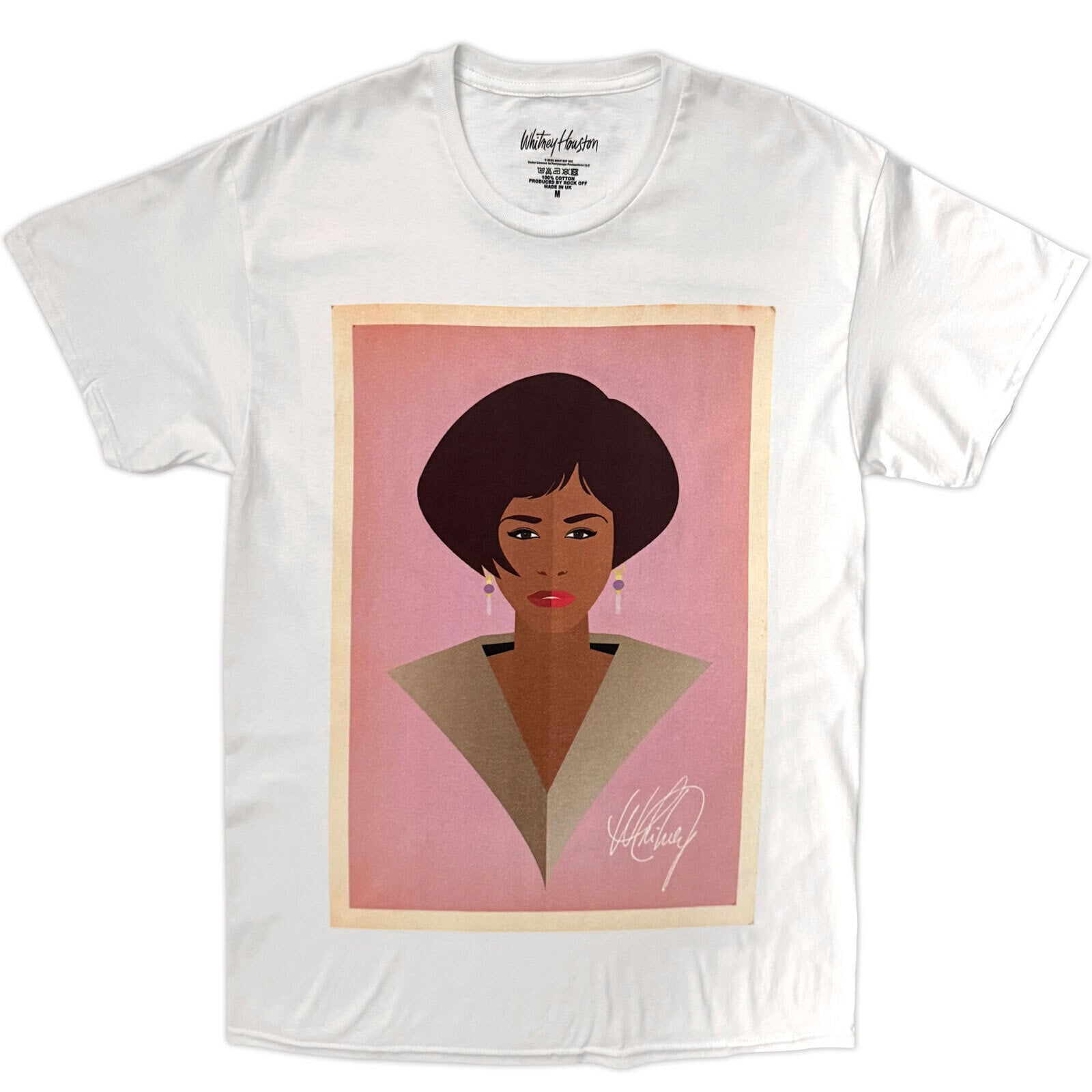 Košulja Whitney Houston Icon White S Košulja