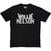 Shirt Willie Nelson Logo Mono Black 2XL Shirt