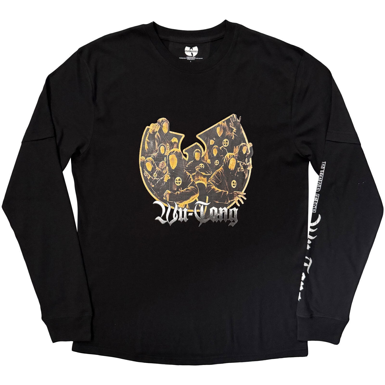 T-särk Wu-Tang Clan Enter The Wu-Tang (Sleeve Print) Black 2XL T-särk