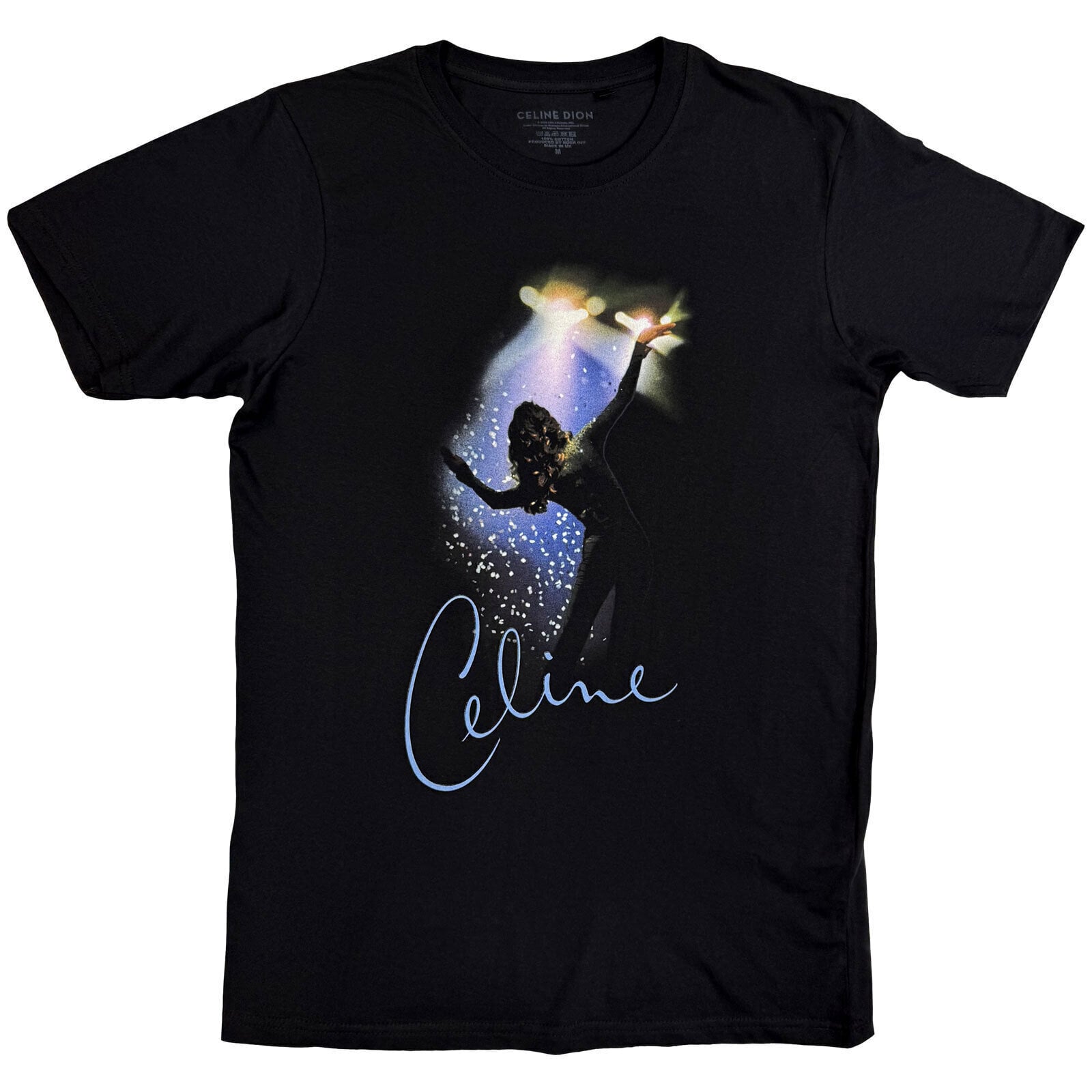 T-shirt Celine Dion Spotlight Black S T-shirt