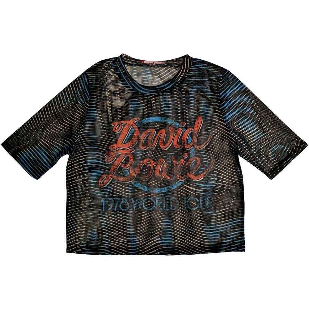Ing David Bowie 1978 World Tour Black XXS Női Ing