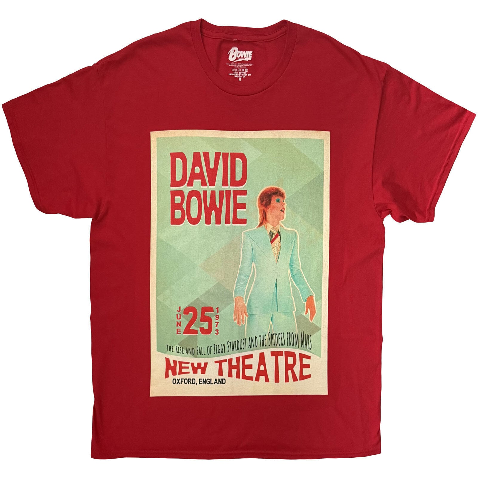 Košulja David Bowie Oxford Red 2XL Košulja