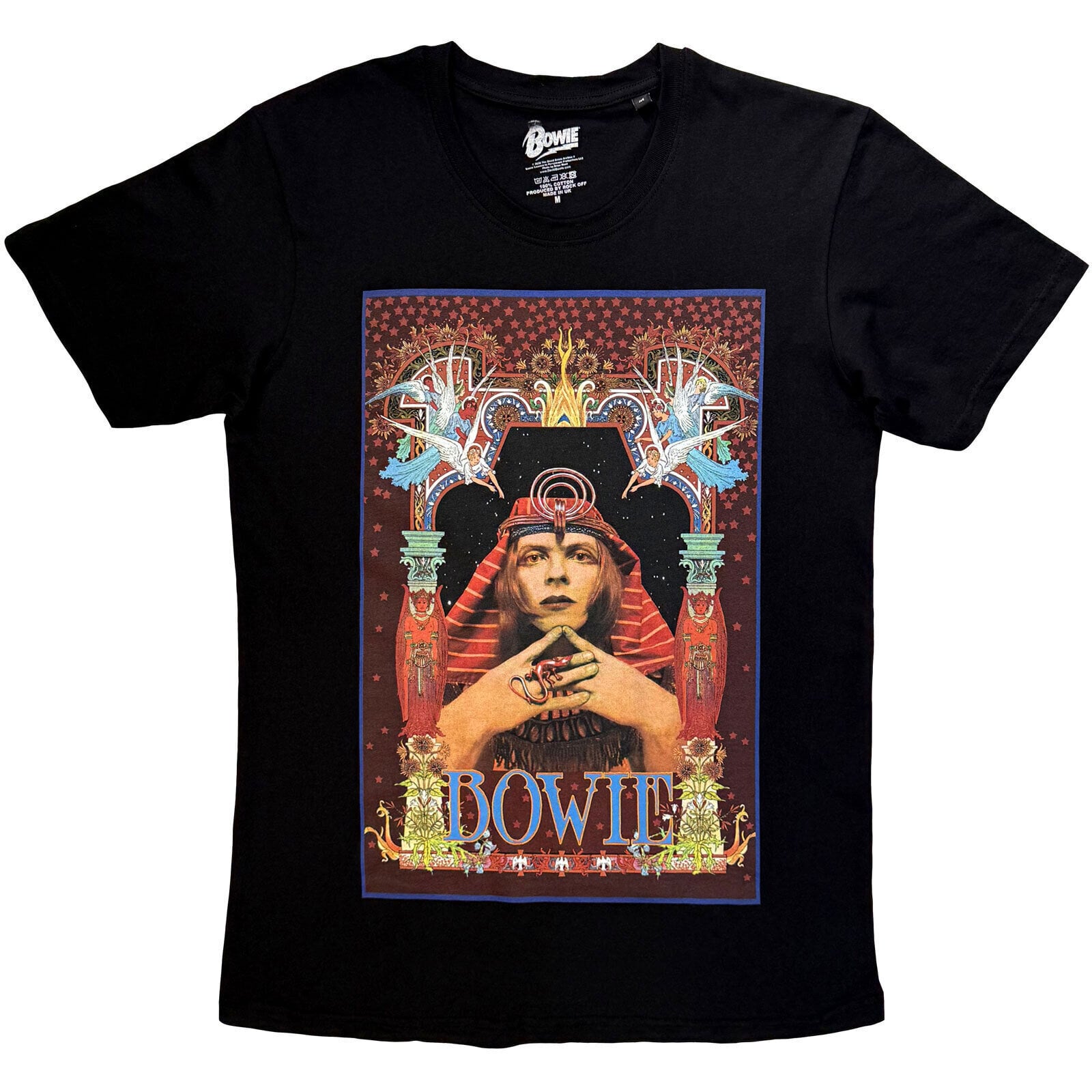 T-shirt David Bowie Egyptian Black 2XL T-shirt