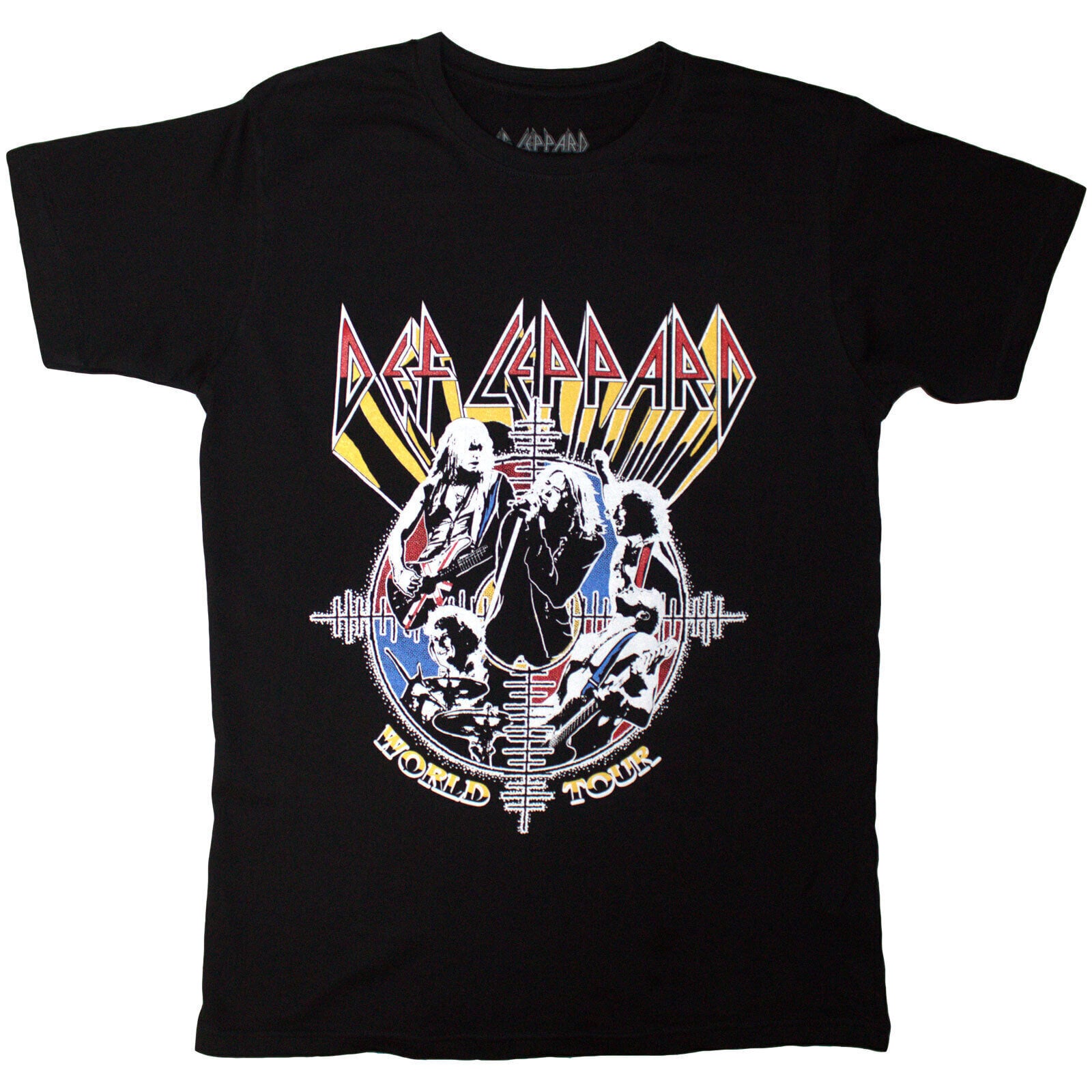 Tricou Def Leppard World Tour Black S Tricou
