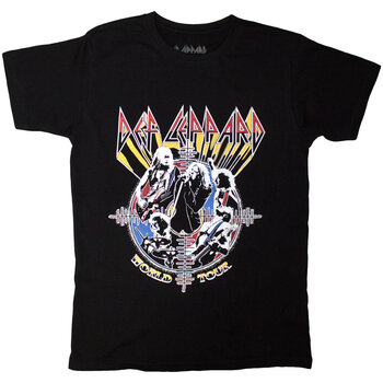 Marškinėliai Def Leppard World Tour Black 2XL Marškinėliai - 1