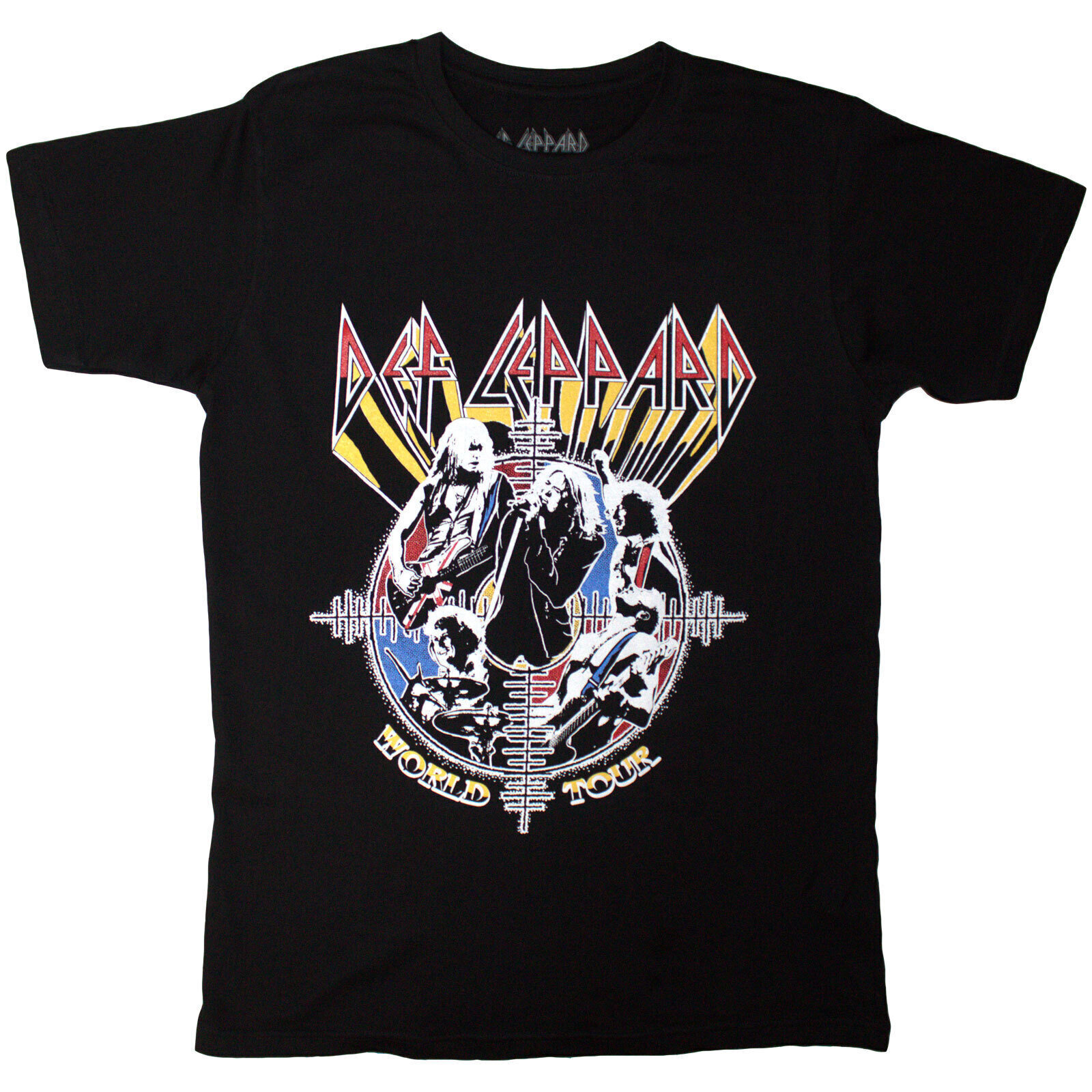 T-särk Def Leppard World Tour Black XL T-särk