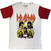 T-shirt Def Leppard Band Frame Red & White S T-shirt