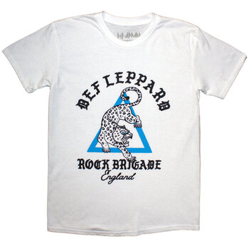 Риза Def Leppard Rock Brigade White S Риза - 1