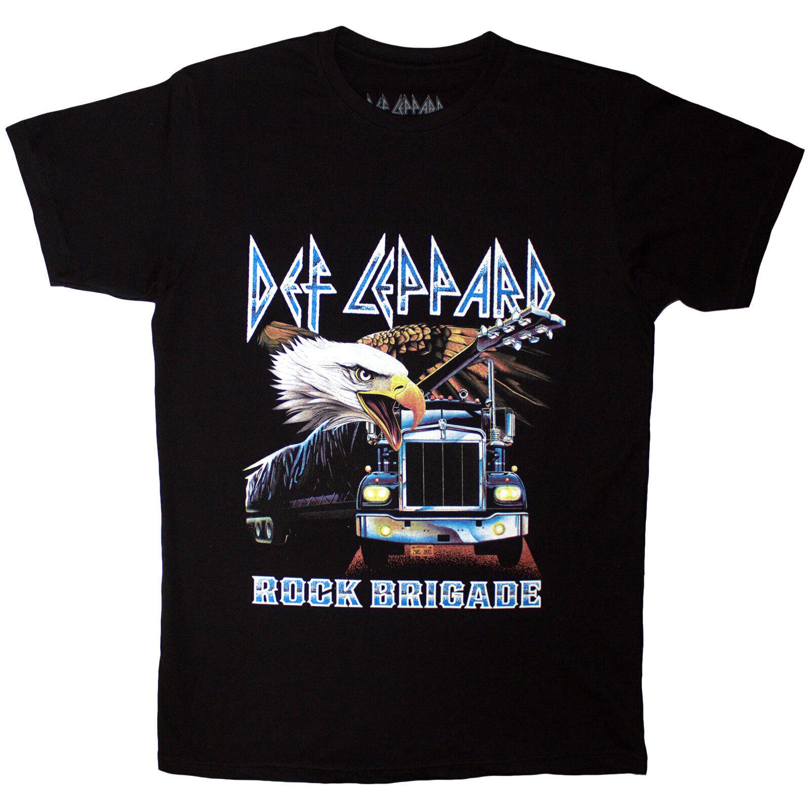 Πουκάμισο Def Leppard Rock Brigade Truck Black 2XL Πουκάμισο