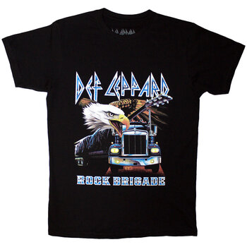 Tricou Def Leppard Rock Brigade Truck Black XL Tricou - 1