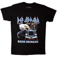 T-shirt Def Leppard Rock Brigade Truck