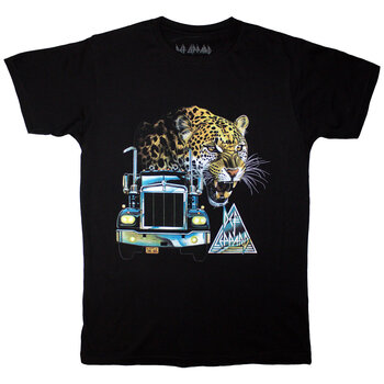 Tricou Def Leppard Truck Black M Tricou - 1