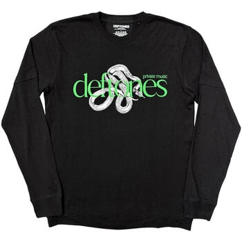 Tricou Deftones Private Music Tricou cu mânecă lungă Black S - 1