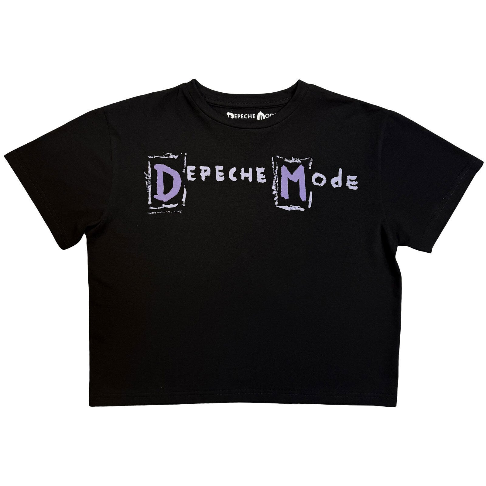 Tricou Depeche Mode Hand Painted Logo Black S Damă Tricou