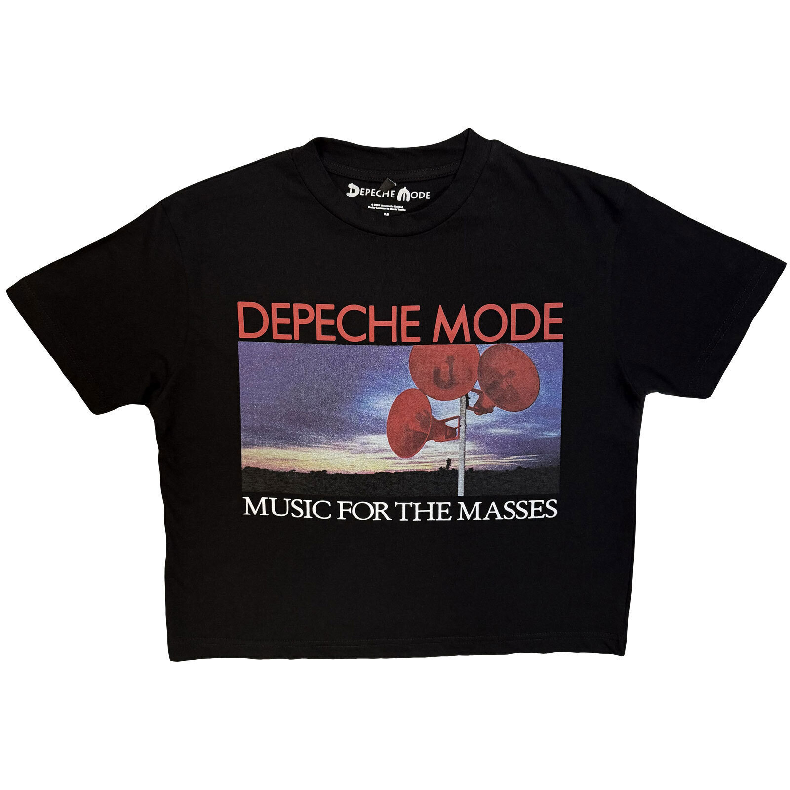 Majica Depeche Mode Music For The Masses Black S Ženske Majica