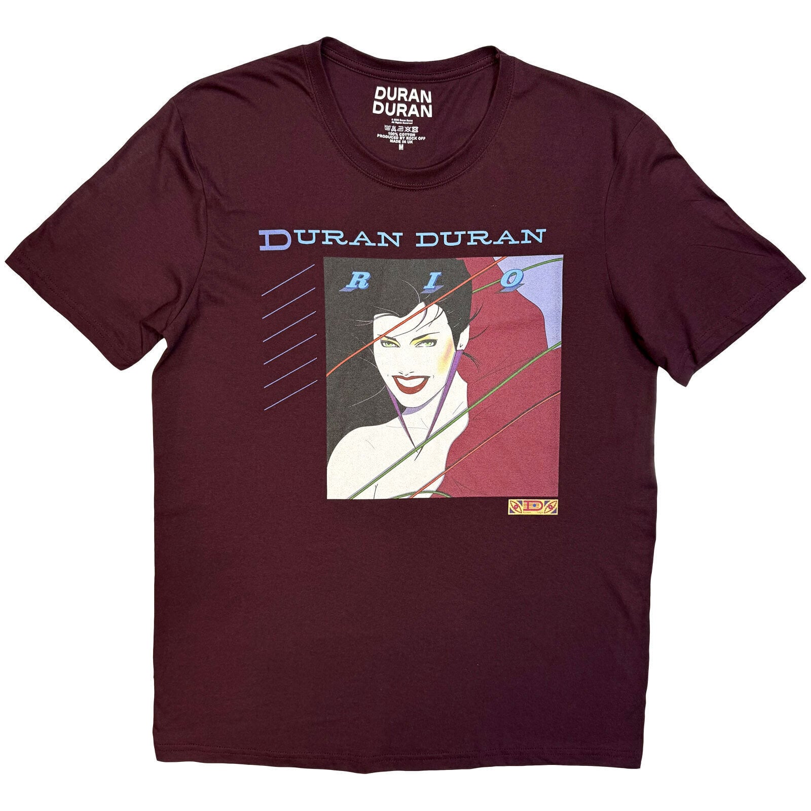 Koszulka Duran Duran Rio Maroon Red 2XL Koszulka