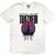 T-shirt Electric Callboy Tanzneid Melting Brain T-shirt à manches courtes White M
