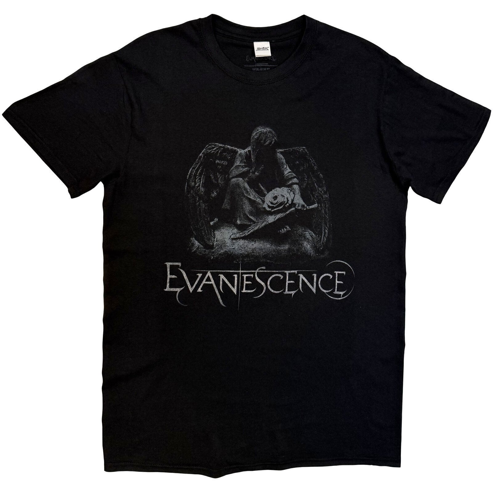 T-shirt Evanescence Angel Statue Black 2XL T-shirt