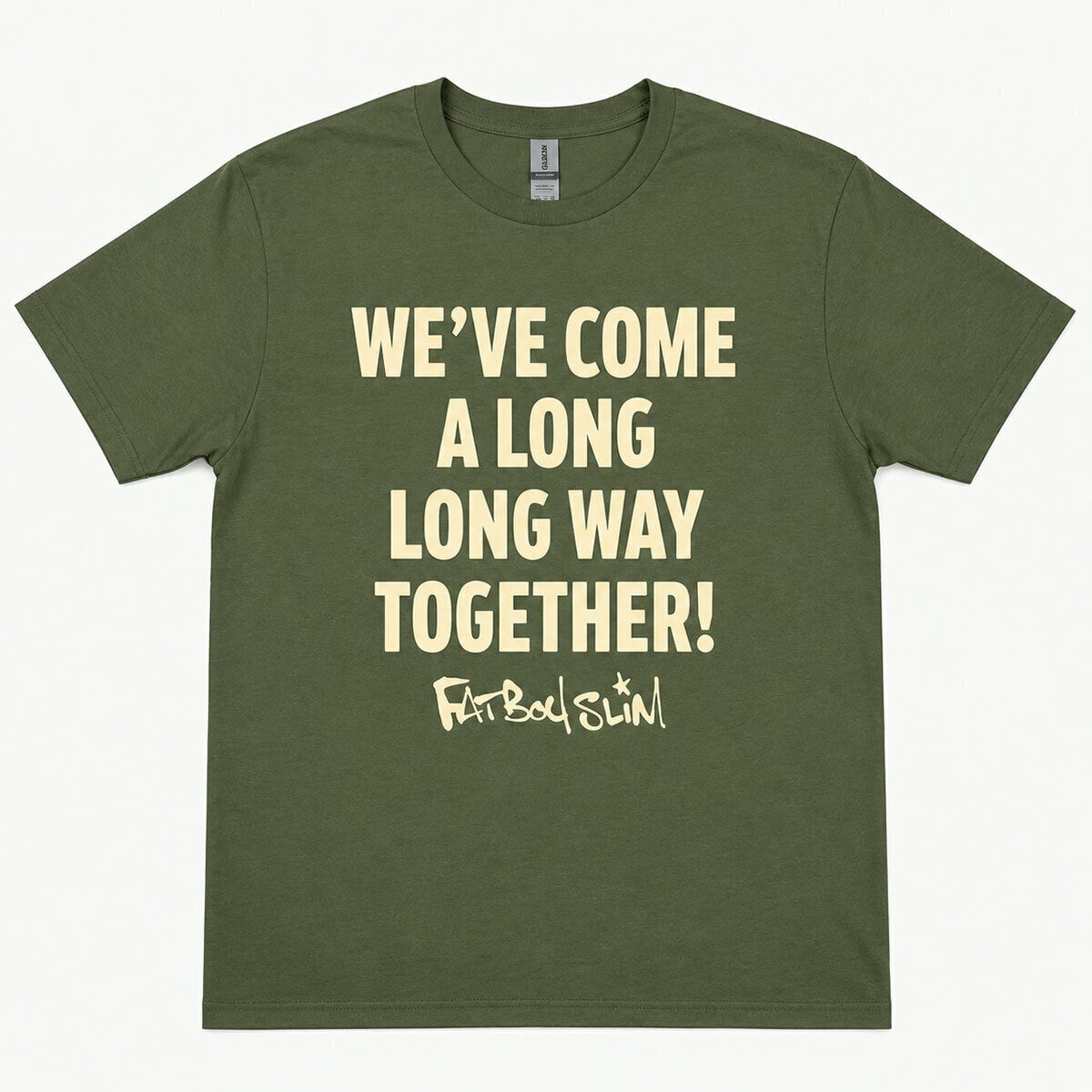 Maglietta Fatboy Slim Praise You Lyrics Green XL Maglietta