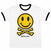 T-särk Fatboy Slim Hawaiian Happy Face (Back Print) White S T-särk
