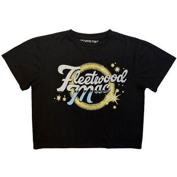 T-shirt Fleetwood Mac Circle Logo Crop Top Black 2XL Femme - 1