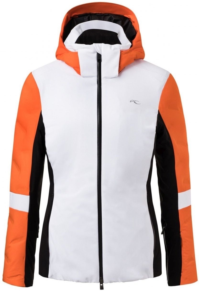 Ski Jacke Kjus Formula White/Kjus Orange 34