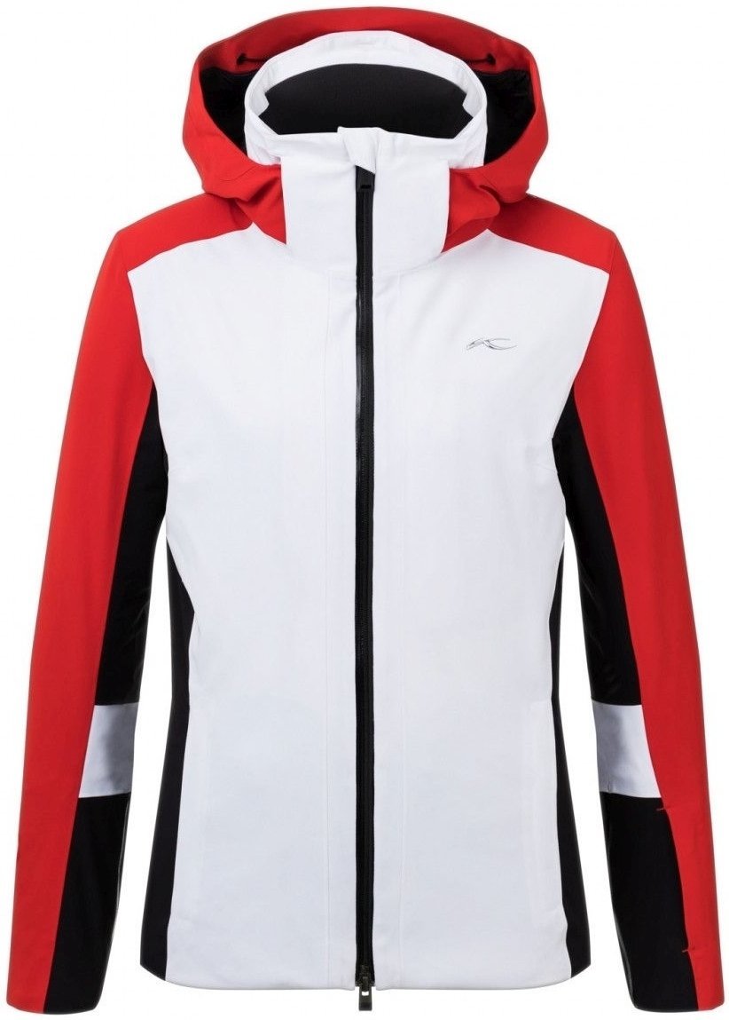 Ski Jacket Kjus Laina White/Fiery Red 38
