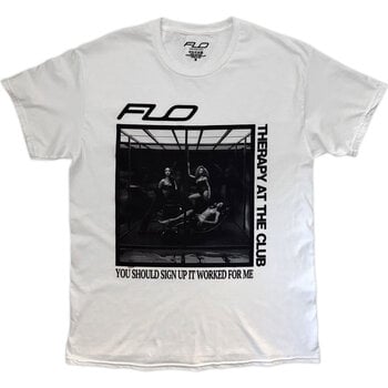 T-shirt FLO Therapy At The Club T-shirt à manches courtes White XL - 1